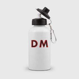 Бутылка спортивная с принтом Depeche Mode 2023 Memento Mori Logo 08 в Курске, металл | емкость — 500 мл, в комплекте две пластиковые крышки и карабин для крепления | 