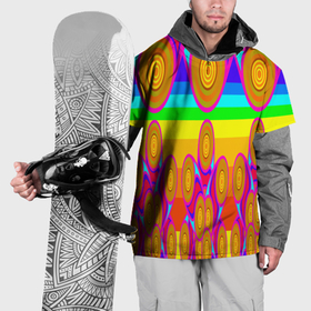 Накидка на куртку 3D с принтом Хохлома вариант 2 в Петрозаводске, 100% полиэстер |  | Тематика изображения на принте: 