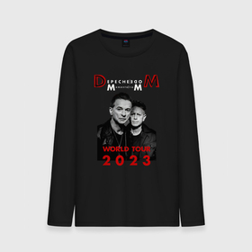 Мужской лонгслив хлопок с принтом Depeche Mode 2023 Memento Mori   Dave  Martin 09 в Белгороде, 100% хлопок |  | 