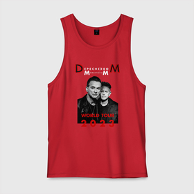 Мужская майка хлопок с принтом Depeche Mode 2023 Memento Mori   Dave  Martin 09 в Тюмени, 100% хлопок |  | 