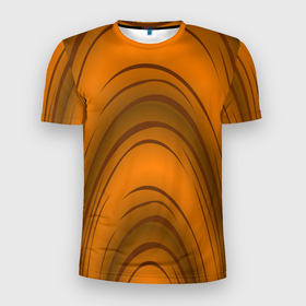 Мужская футболка 3D Slim с принтом Гнутое дерево в Белгороде, 100% полиэстер с улучшенными характеристиками | приталенный силуэт, круглая горловина, широкие плечи, сужается к линии бедра | 