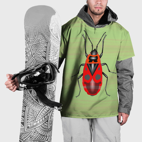 Накидка на куртку 3D с принтом Клоп солдатик в Тюмени, 100% полиэстер |  | Тематика изображения на принте: 