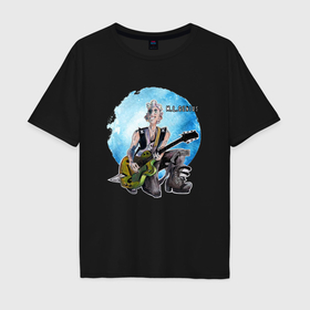 Мужская футболка хлопок Oversize с принтом Depeche Mode   Martin Gore 2023 Genius 01 в Курске, 100% хлопок | свободный крой, круглый ворот, “спинка” длиннее передней части | 