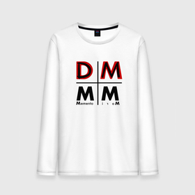 Мужской лонгслив хлопок с принтом Depeche Mode   Memento Mori Logo DM в Белгороде, 100% хлопок |  | Тематика изображения на принте: 
