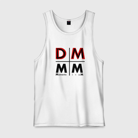 Мужская майка хлопок с принтом Depeche Mode   Memento Mori Logo DM в Курске, 100% хлопок |  | Тематика изображения на принте: 