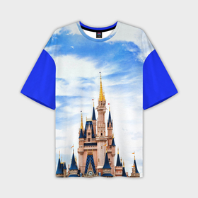 Мужская футболка oversize 3D Замак под небесами: в Ухте,  |  |