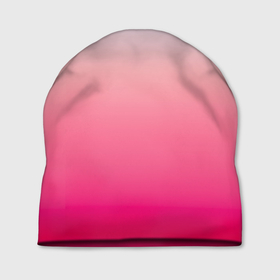 Шапка 3D с принтом Оттенки розового градиент , 100% полиэстер | универсальный размер, печать по всей поверхности изделия | Тематика изображения на принте: 