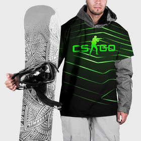 Накидка на куртку 3D с принтом CS GO  dark green в Санкт-Петербурге, 100% полиэстер |  | Тематика изображения на принте: 