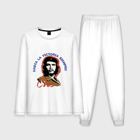 Мужская пижама с лонгсливом хлопок с принтом Че Гевара   всегда вперёд к победе в Тюмени,  |  | 
