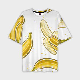 Мужская футболка oversize 3D с принтом Sweety banana в Курске,  |  | 