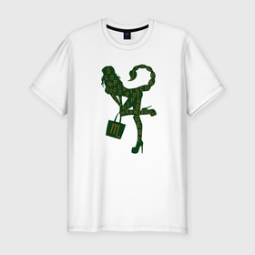 Мужская футболка хлопок Slim с принтом Знак зодиака скорпион люкс в Курске, 92% хлопок, 8% лайкра | приталенный силуэт, круглый вырез ворота, длина до линии бедра, короткий рукав | 
