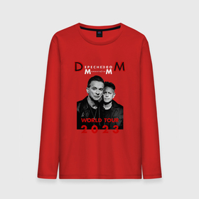 Мужской лонгслив хлопок с принтом Depeche Mode   Memento Mori Dave and Martin , 100% хлопок |  | 