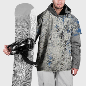 Накидка на куртку 3D с принтом Чудесный зимний лес в Курске, 100% полиэстер |  | Тематика изображения на принте: 