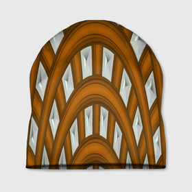 Шапка 3D с принтом Деревянные своды в Санкт-Петербурге, 100% полиэстер | универсальный размер, печать по всей поверхности изделия | 