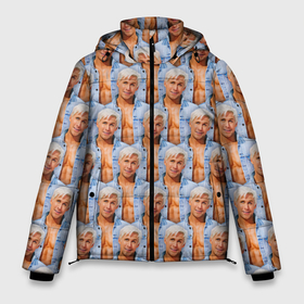 Мужская зимняя куртка 3D с принтом Паттерн   Райан Гослинг в Тюмени, верх — 100% полиэстер; подкладка — 100% полиэстер; утеплитель — 100% полиэстер | длина ниже бедра, свободный силуэт Оверсайз. Есть воротник-стойка, отстегивающийся капюшон и ветрозащитная планка. 

Боковые карманы с листочкой на кнопках и внутренний карман на молнии. | Тематика изображения на принте: 