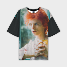 Мужская футболка oversize 3D с принтом David Bowie in Haddon Hall в Тюмени,  |  | Тематика изображения на принте: 