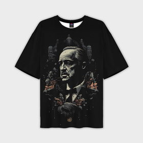 Мужская футболка oversize 3D с принтом Крестный  отец в Кировске,  |  | 