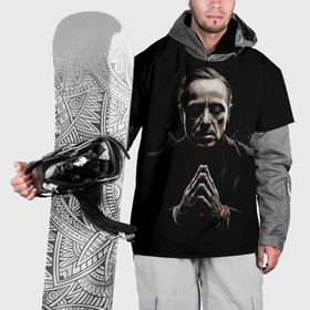 Накидка на куртку 3D с принтом Дон Вито Корлеоне    крестный отец в Санкт-Петербурге, 100% полиэстер |  | 