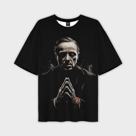 Мужская футболка oversize 3D с принтом Дон Вито Корлеоне    крестный отец в Кировске,  |  | Тематика изображения на принте: 