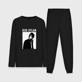 Мужская пижама с лонгсливом хлопок с принтом Tribute to Bob Dylan в городе Новоалтайск,  |  | 