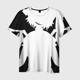 Мужская футболка 3D с принтом Touhou Project Flandre Bad Apple , 100% полиэфир | прямой крой, круглый вырез горловины, длина до линии бедер | 