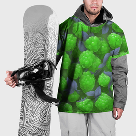 Накидка на куртку 3D с принтом Зелёная малина в Курске, 100% полиэстер |  | Тематика изображения на принте: 