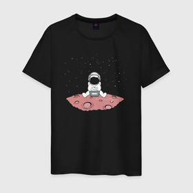 Мужская футболка хлопок с принтом Мой космос в Курске, 100% хлопок | прямой крой, круглый вырез горловины, длина до линии бедер, слегка спущенное плечо. | 