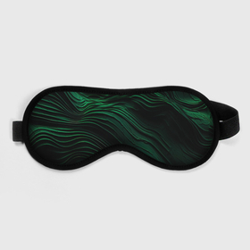 Маска для сна 3D с принтом Dark green texture в Курске, внешний слой — 100% полиэфир, внутренний слой — 100% хлопок, между ними — поролон |  | 