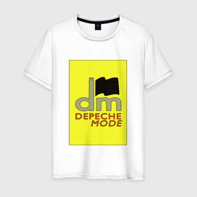 Мужская футболка хлопок с принтом Depeche Mode   Celebration Tour 1986 в Петрозаводске, 100% хлопок | прямой крой, круглый вырез горловины, длина до линии бедер, слегка спущенное плечо. | 