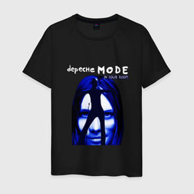 Мужская футболка хлопок с принтом Depeche Mode   In Your Room Devotional в Петрозаводске, 100% хлопок | прямой крой, круглый вырез горловины, длина до линии бедер, слегка спущенное плечо. | 