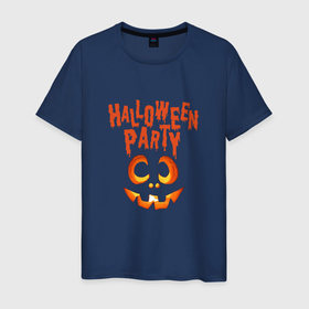 Мужская футболка хлопок с принтом Хэллоуин, осенняя вечеринка в Екатеринбурге, 100% хлопок | прямой крой, круглый вырез горловины, длина до линии бедер, слегка спущенное плечо. | 