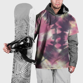 Накидка на куртку 3D с принтом Tie Dye дизайн в Петрозаводске, 100% полиэстер |  | 
