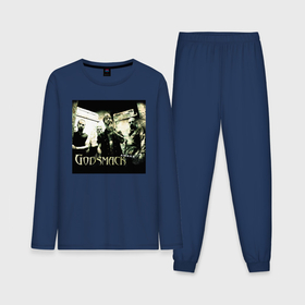 Мужская пижама с лонгсливом хлопок с принтом Обложка альбома Awake группы Godsmack ,  |  | Тематика изображения на принте: 