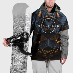Накидка на куртку 3D с принтом Starfield space texture в Петрозаводске, 100% полиэстер |  | 