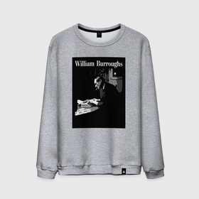 Мужской свитшот хлопок с принтом Tribute to William Burroughs   BW1 , 100% хлопок |  | 