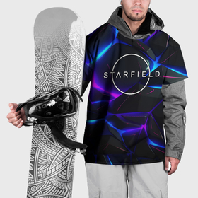Накидка на куртку 3D с принтом Starfield game logo в Петрозаводске, 100% полиэстер |  | 