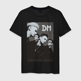 Мужская футболка хлопок с принтом Depeche Mode 90 Violator в Курске, 100% хлопок | прямой крой, круглый вырез горловины, длина до линии бедер, слегка спущенное плечо. | Тематика изображения на принте: 