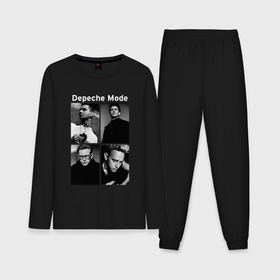 Мужская пижама с лонгсливом хлопок с принтом Depeche Mode Violator 2 в Курске,  |  | Тематика изображения на принте: 