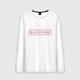 Мужской лонгслив хлопок с принтом Black pink   logotype   South Korea в Белгороде, 100% хлопок |  | 