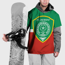 Накидка на куртку 3D с принтом ФК Ахмат   Чеченская Республика в Петрозаводске, 100% полиэстер |  | Тематика изображения на принте: 