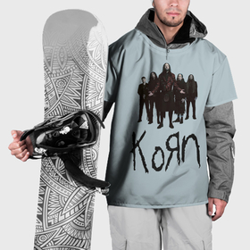Накидка на куртку 3D с принтом Korn band в Белгороде, 100% полиэстер |  | 