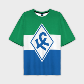 Мужская футболка oversize 3D с принтом Крылья Советов   футбольный клуб в Курске,  |  | Тематика изображения на принте: 