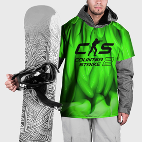 Накидка на куртку 3D с принтом CS2 Counter strike , 100% полиэстер |  | Тематика изображения на принте: 