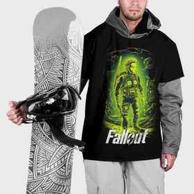 Накидка на куртку 3D с принтом Fallout game poster style в Екатеринбурге, 100% полиэстер |  | Тематика изображения на принте: 