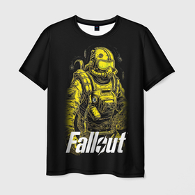 Мужская футболка 3D с принтом Poster  Fallout в Курске, 100% полиэфир | прямой крой, круглый вырез горловины, длина до линии бедер | 