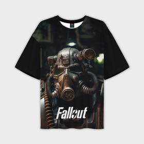 Мужская футболка oversize 3D с принтом Fallout man в Кировске,  |  | 