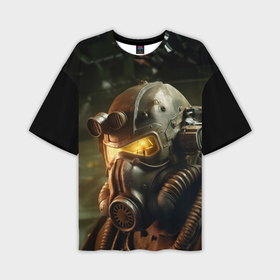 Мужская футболка oversize 3D с принтом Fallout photo в Курске,  |  | Тематика изображения на принте: 