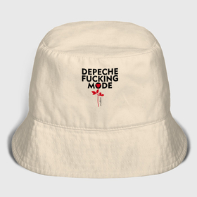 Мужская панама хлопок с принтом Depeche Mode   Rose mode white в Петрозаводске,  |  | Тематика изображения на принте: 