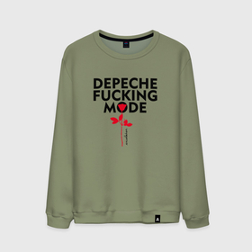 Мужской свитшот хлопок с принтом Depeche Mode   Rose mode white в Петрозаводске, 100% хлопок |  | 