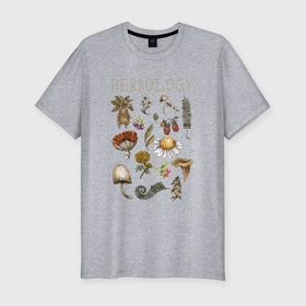 Мужская футболка хлопок Slim с принтом Биология   растения в мире ботанике в Тюмени, 92% хлопок, 8% лайкра | приталенный силуэт, круглый вырез ворота, длина до линии бедра, короткий рукав | 